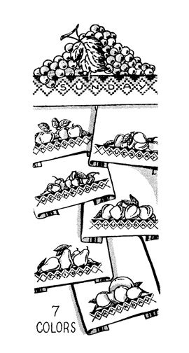 KM2245 DOW Fruit Borders - Click Image to Close